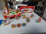 Houten stoomboot, Sinterklaas, 5 zwarte pieten, Amigo comple, Ophalen of Verzenden, Nieuw