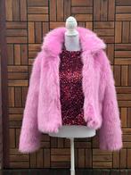Roze jas maat 42 valt als L, Kleding | Dames, Carnavalskleding en Feestkleding, Maat 38/40 (M), Carnaval, Nieuw, Ophalen of Verzenden