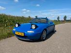 Mazda MX-5 MX5 1.6 U9 1991 blauw. Rijdt goed, Auto's, Mazda, Achterwielaandrijving, Zwart, 4 cilinders, Blauw