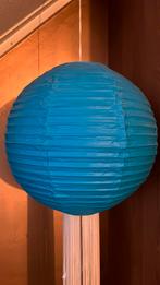 Lampion blauw 100 cm hoog x 40 cm breed kan ook als lamp, Huis en Inrichting, Lampen | Hanglampen, Ophalen of Verzenden