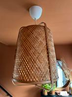 Mooie bamboe hanglamp, Ophalen, Zo goed als nieuw, Hout, 50 tot 75 cm