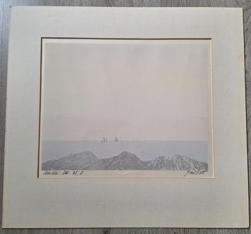 2 Litho's Fred Koot Nan Hai 24/45 Davao 11/56 niet ingelijst beschikbaar voor biedingen