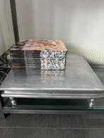 Riviera Maison Tafelstuk / Plateau, Huis en Inrichting, Woonaccessoires | Dienbladen, Ophalen, Gebruikt, Vierkant, Metaal