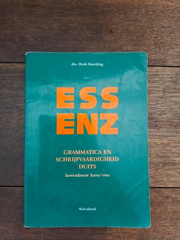 Essenz Duits grammatica en schrijfvaardigheid  beschikbaar voor biedingen