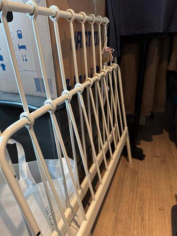 Ikea Kinderbed IJzer Offwhite + Lattenbodem beschikbaar voor biedingen
