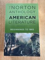 The norton anthology American Literature, beginnings to 1865, Norton, Niet van toepassing, Ophalen of Verzenden, Zo goed als nieuw