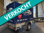 Henra BA13 Gesloten bakwagen 132513 1as geremd 257x135 cm 13, Auto diversen, Aanhangers en Bagagewagens, HENRA AANHANGWAGENS B.V.