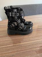 Stoere lak laarzen met gespen van Zara maat 35, Meisje, Ophalen of Verzenden, Zara, Laarzen