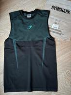 Gymshark Onyx 5.0 seamless tank Black/Brand blue L - nieuw, Maat 52/54 (L), Fitness, Nieuw, Ophalen of Verzenden