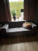 Twee nette antracietkleurige banken, Ophalen, Gebruikt, Driepersoons, 75 tot 100 cm