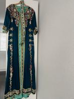 Takshita Caftan Jauharra, Blauw, Ophalen of Verzenden, Zo goed als nieuw, Maat 36 (S)