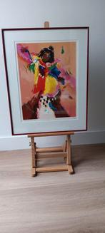 Zeefdruk, Gerard 't Hart, 1933,gesigneerd. en genummerd, Antiek en Kunst, Kunst | Schilderijen | Abstract, Ophalen of Verzenden