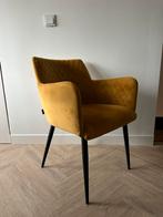 6 Dami Ware Velvet Eetkamerstoelen, Ophalen, Gebruikt, Overige kleuren, Stof