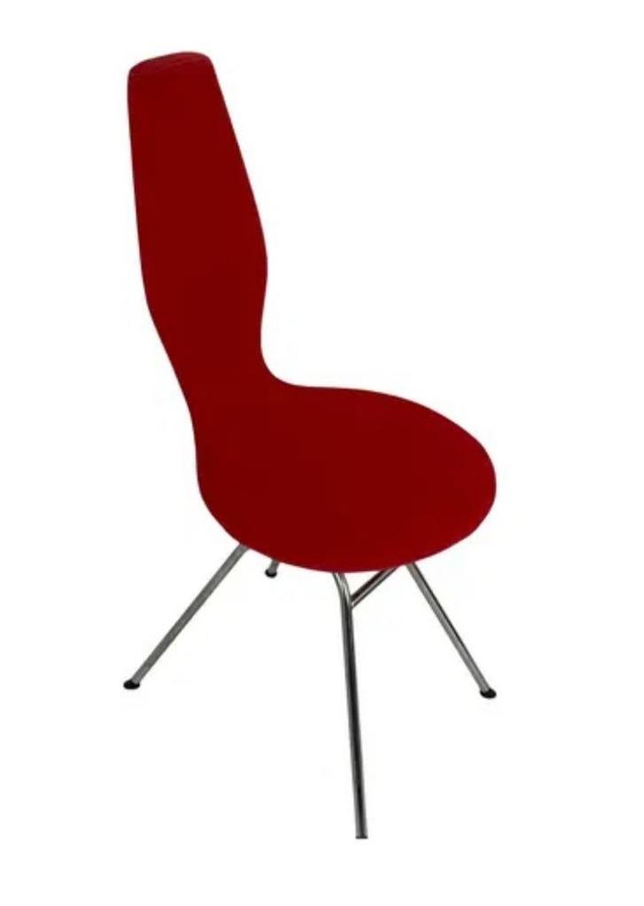 Varier Date rood, Huis en Inrichting, Stoelen, Gebruikt, Stof, Rood, Ophalen