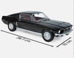 Ford Mustang Fastback '68 Zwart schaal 1/12 NOREV ref 122700, Verzenden, Nieuw, 1:5 t/m 1:8, Auto