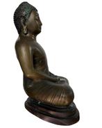 Thaise bronzen Boeddha in dhyana-mudra, Ophalen of Verzenden, Gebruikt