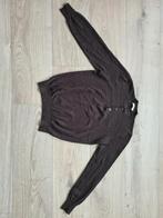 Maat S Suit Supply merino wool Dark Brown half open Crewneck, Kleding | Heren, Truien en Vesten, Maat 46 (S) of kleiner, Suitsupply