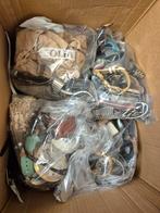 Groot Lot Horloges, Onderdelen, Uurwerken en Meer, Overige merken, Met bandje, Staal, Polshorloge