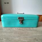 EMAILLE MINTGROENE BROODTROMMEL., Ophalen of Verzenden