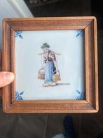 Makkum Holland Tegel met Houten Lijst, Antiek en Kunst, Ophalen of Verzenden