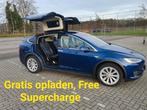 Tesla Model X 90D Free Supercharge Autopilot 6 persoons, Origineel Nederlands, Te koop, Emergency brake assist, 6 stoelen