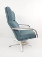 Vintage Artifort fauteuil | de Ploeg stof grape | stervoet, ., 75 tot 100 cm, Ophalen of Verzenden, Zo goed als nieuw