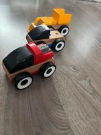 Houten Speelgoedauto's - Set van 3, Ophalen of Verzenden, Gebruikt, Overige typen
