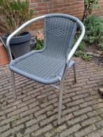 bistrostoeltje, aluminium  lichtgewicht, Tuin en Terras, Ophalen, Zo goed als nieuw, Aluminium, Stapelbaar