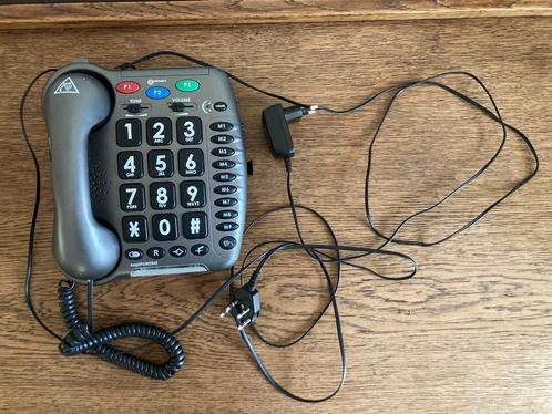 Seniorentelefoon grote toetsen speaker alarmtelefoon Geemarc, Telecommunicatie, Vaste telefoons | Niet Draadloos, Zo goed als nieuw