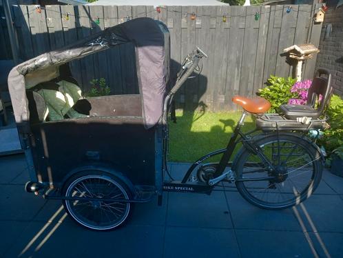 Troy elektrische bakfiets, Fietsen en Brommers, Fietsen | Bakfietsen, Gebruikt, Overige merken, 4 kinderen of meer, Ophalen of Verzenden