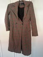 Mantel geruit Bershka maat XS, Kleding | Dames, Ophalen of Verzenden, Zo goed als nieuw, Maat 34 (XS) of kleiner, Grijs