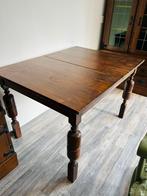 Uitschuifbare antieke tafel, Ophalen of Verzenden, Zo goed als nieuw, Rechthoekig, 50 tot 100 cm