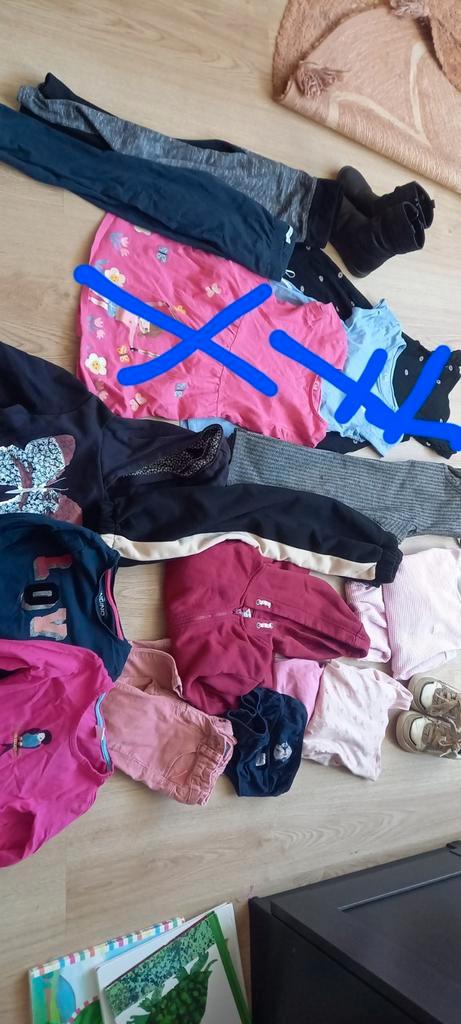 Pakket 110 116, Kinderen en Baby's, Kinderkleding | Kinder-kledingpakketten, Gebruikt, Maat 110, Ophalen of Verzenden