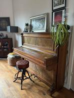 Antieke Adam piano van 1904, gouden medaille, Muziek en Instrumenten, Gebruikt, Piano, Bruin, Ophalen