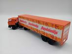 LION CAR DAF 3300 + TRAILER - APPELSIENTJE, Hobby en Vrije tijd, Modelauto's | 1:50, Gebruikt, ., Ophalen of Verzenden, LION CAR
