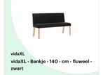 Eettafel bankje, Huis en Inrichting, Ophalen, 100 tot 150 cm, Zo goed als nieuw, Modern