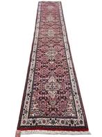Handgeknoopt Perzisch wol Bidjar tapijt loper red 78x365cm