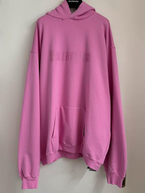 Balenciaga Caps Hoodie Pink Roze Oversized Maat XS, Kleding | Dames, Truien en Vesten, Nieuw, Maat 34 (XS) of kleiner, Roze, Ophalen of Verzenden