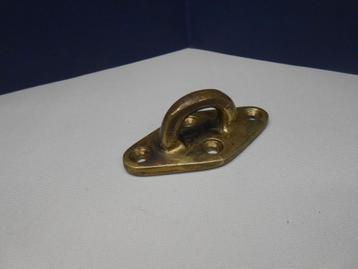 Dekoog, Dekplaat, Oogplaat, messing  beschikbaar voor biedingen