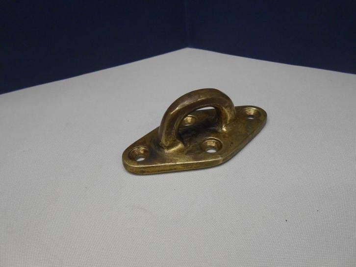 Dekoog, Dekplaat, Oogplaat, messing, Watersport en Boten, Accessoires en Onderhoud, Gebruikt, Overige typen, Ophalen of Verzenden