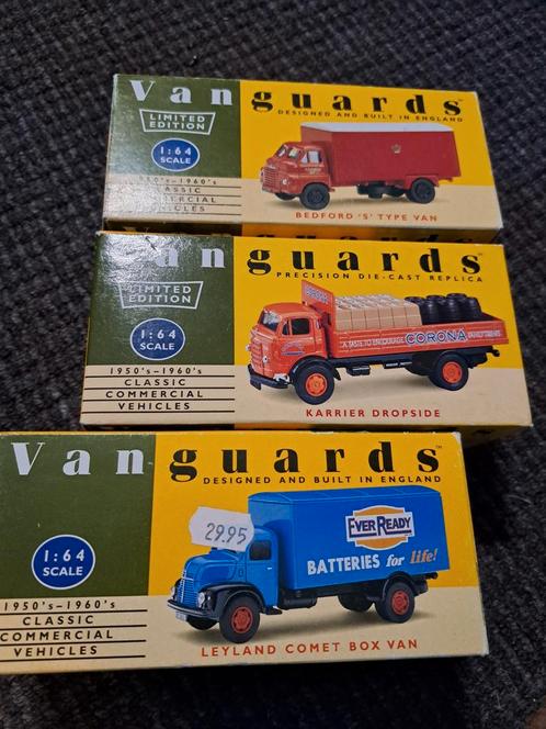 Vanguards 1/64 Schaalmodellen - Set van 3, Hobby en Vrije tijd, Modelauto's | Overige schalen, Zo goed als nieuw, Bus of Vrachtwagen