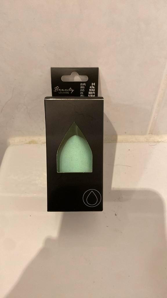 Make-up sponsje groen, Sieraden, Tassen en Uiterlijk, Uiterlijk | Cosmetica en Make-up, Zo goed als nieuw, Toebehoren, Gehele gezicht