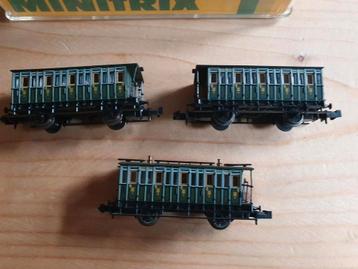 Minitrix beierse wagons 3064 en 13064 beschikbaar voor biedingen