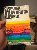 Elsevier Atlas van de Wereld - Tweedehands, Boeken, Atlassen en Landkaarten, Gelezen, Overige atlassen, Ophalen of Verzenden, 1800 tot 2000
