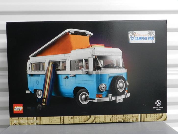 LEGO ICONS Volkswagen T2 Kampeerbus (10279), Kinderen en Baby's, Speelgoed | Duplo en Lego, Nieuw, Lego, Complete set, Ophalen of Verzenden
