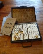 In originele case oud  mahjong spel., Ophalen of Verzenden, Gebruikt