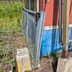brede hekwerk poort met 2 uitslaande hekken, Ophalen, Met poort, Spijlenhekwerk, Zo goed als nieuw