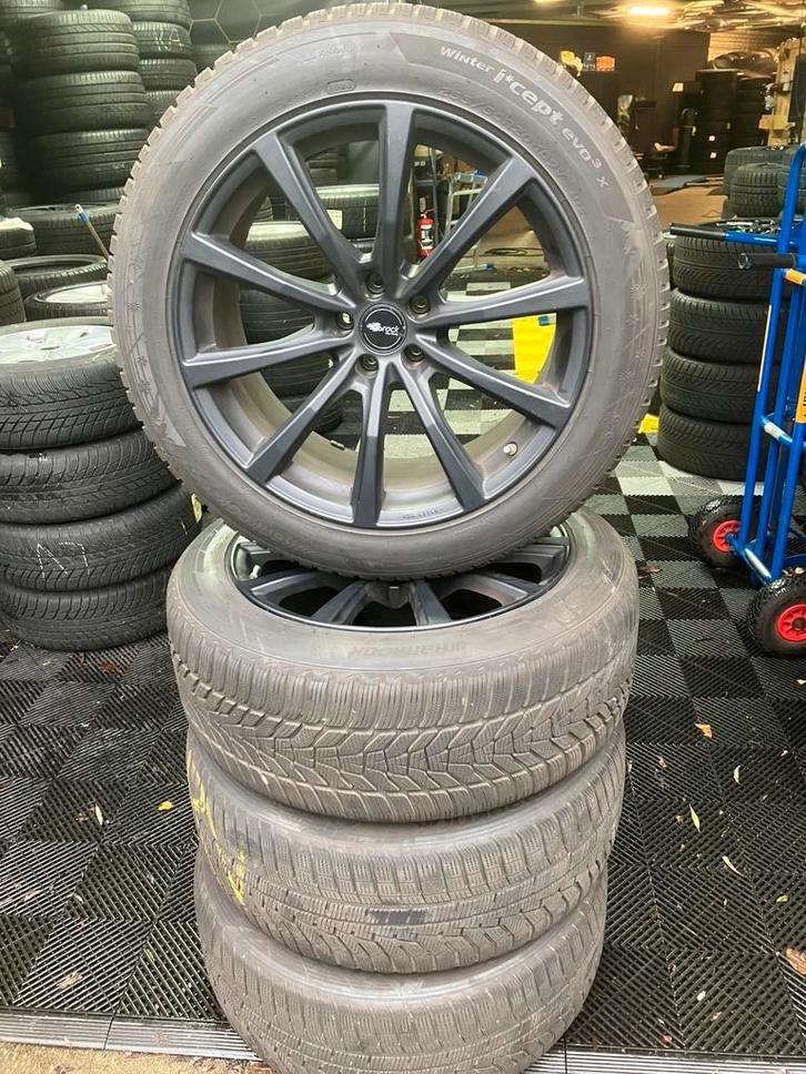 20 inch Brock B32 velgen met winterbanden 5x112 ET22, Auto-onderdelen, Banden en Velgen, Banden en Velgen, Winterbanden, 20 inch