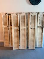 Authentieke houten luiken / shutters – vintage – 9 stuks, Ophalen, Gebruikt, Minder dan 80 cm, Overige typen