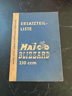 Onderdelenlijst motor boekje mai blizzard 250 cm, Ophalen of Verzenden, Overige merken